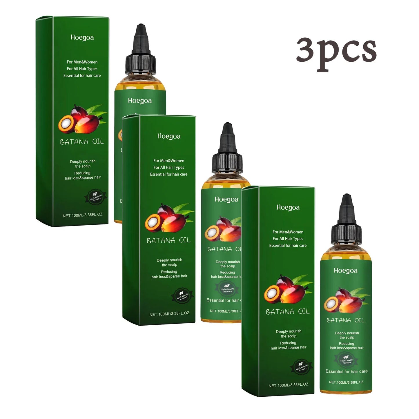 HOEGO Batana Nourishing Hair Oil For Thicker Healthier Hair