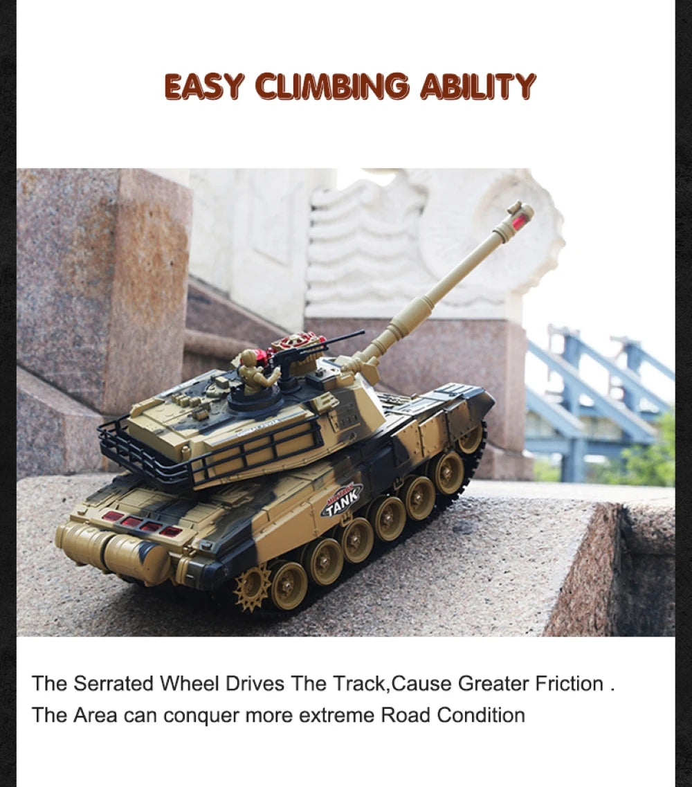 CONUSEA RC Tank Military War Tank Remote Control Vehicle