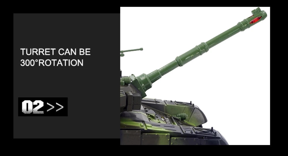 CONUSEA RC Tank Military War Tank Remote Control Vehicle