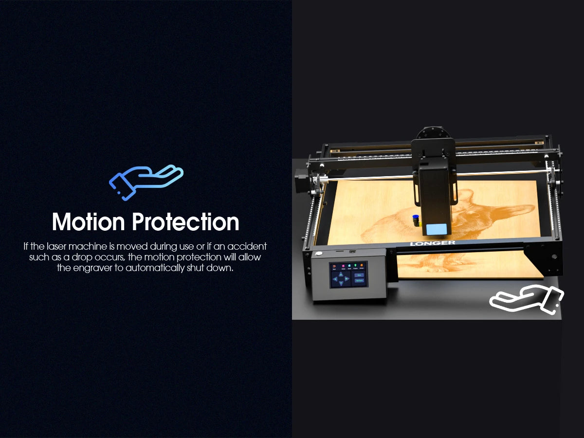 LONGER3DCNC 3D Laser Engraver Cutter RAY5 20W CE Certified