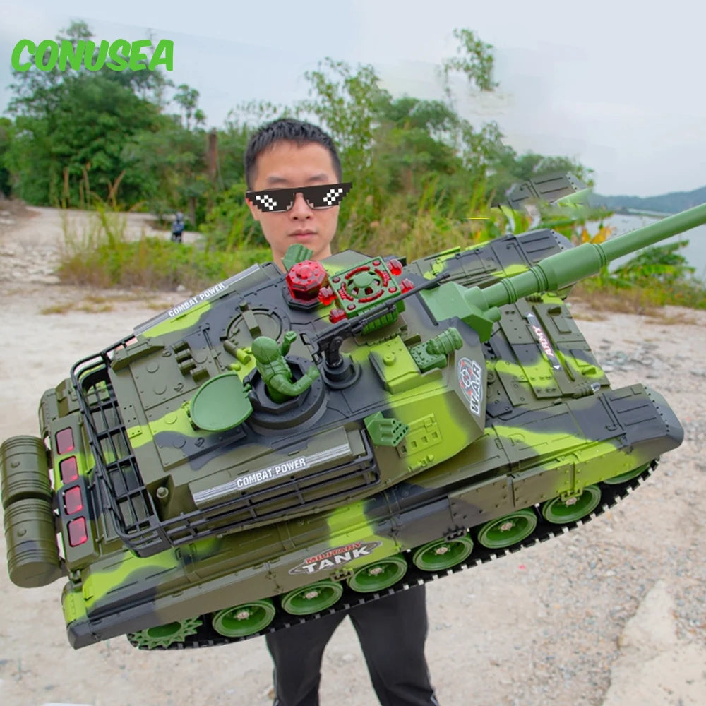 CONUSEA RC Tank Military War Tank Remote Control Vehicle