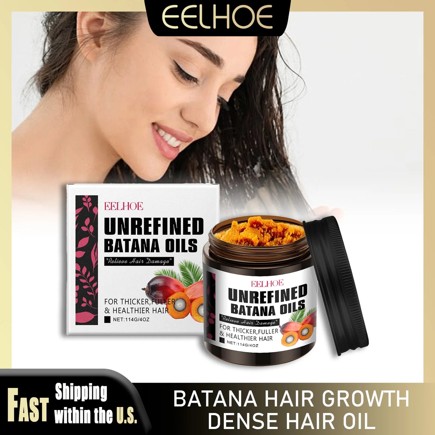 Eelhoe Batana Ginger Hair Growth Oil