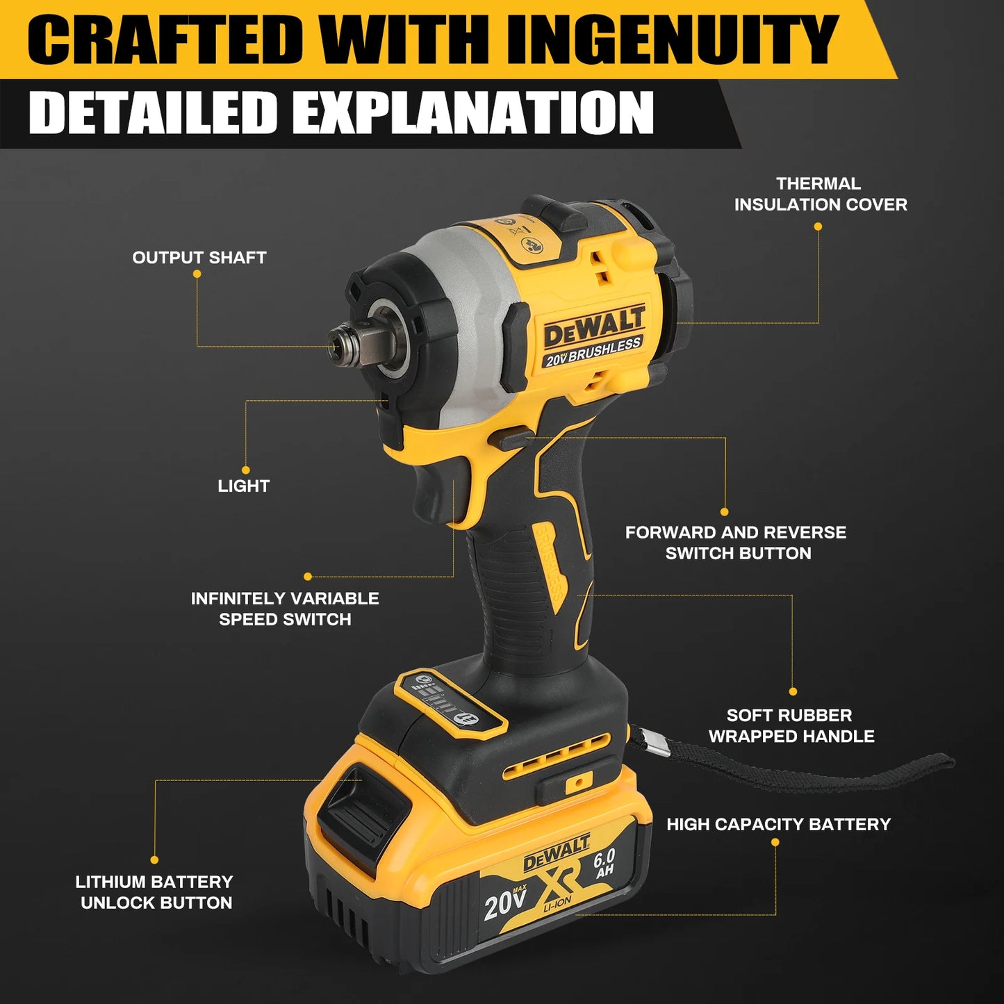 DEWALT 20V Lithium Electric Screwdriver For Quick Woodworking Projects