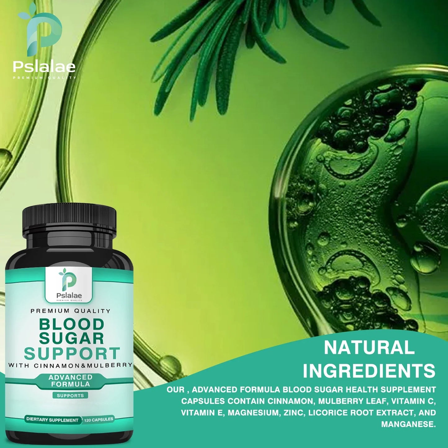 Coolkin Blood Sugar Support Supplement 120 Capsules for Balanced Glucose