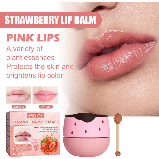 Eelhoe Hydrating Lip Gloss With Strawberry Honey Collagen
