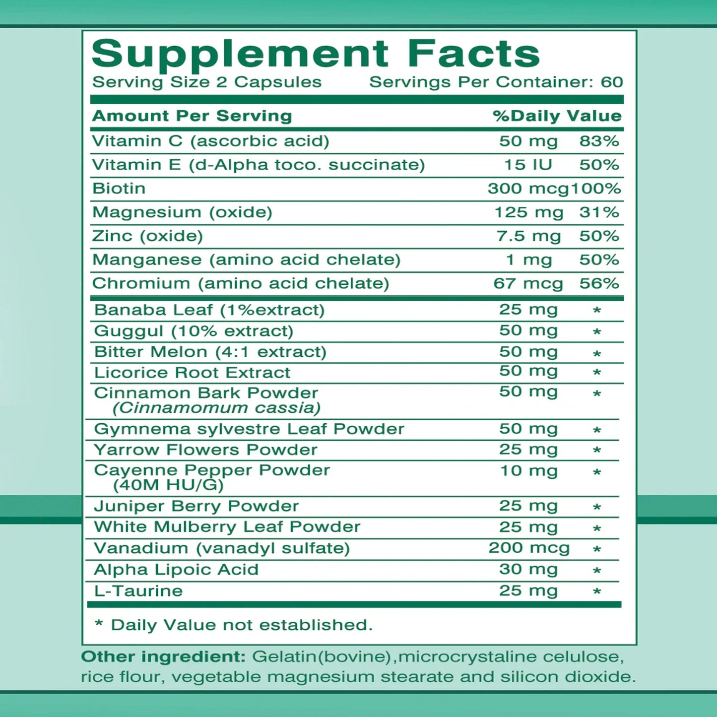 Coolkin Blood Sugar Support Supplement 120 Capsules for Balanced Glucose
