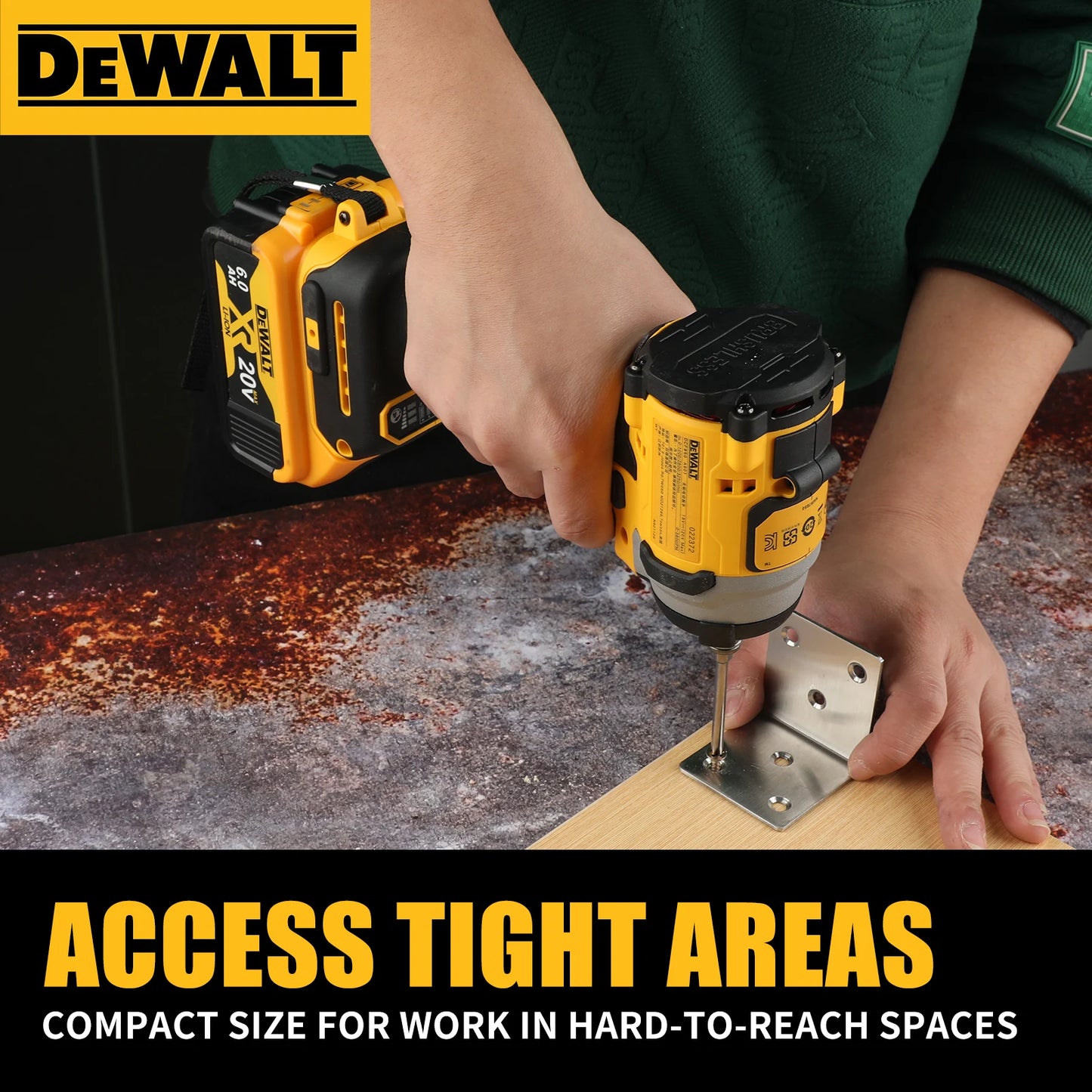 DEWALT 20V Lithium Electric Screwdriver For Quick Woodworking Projects