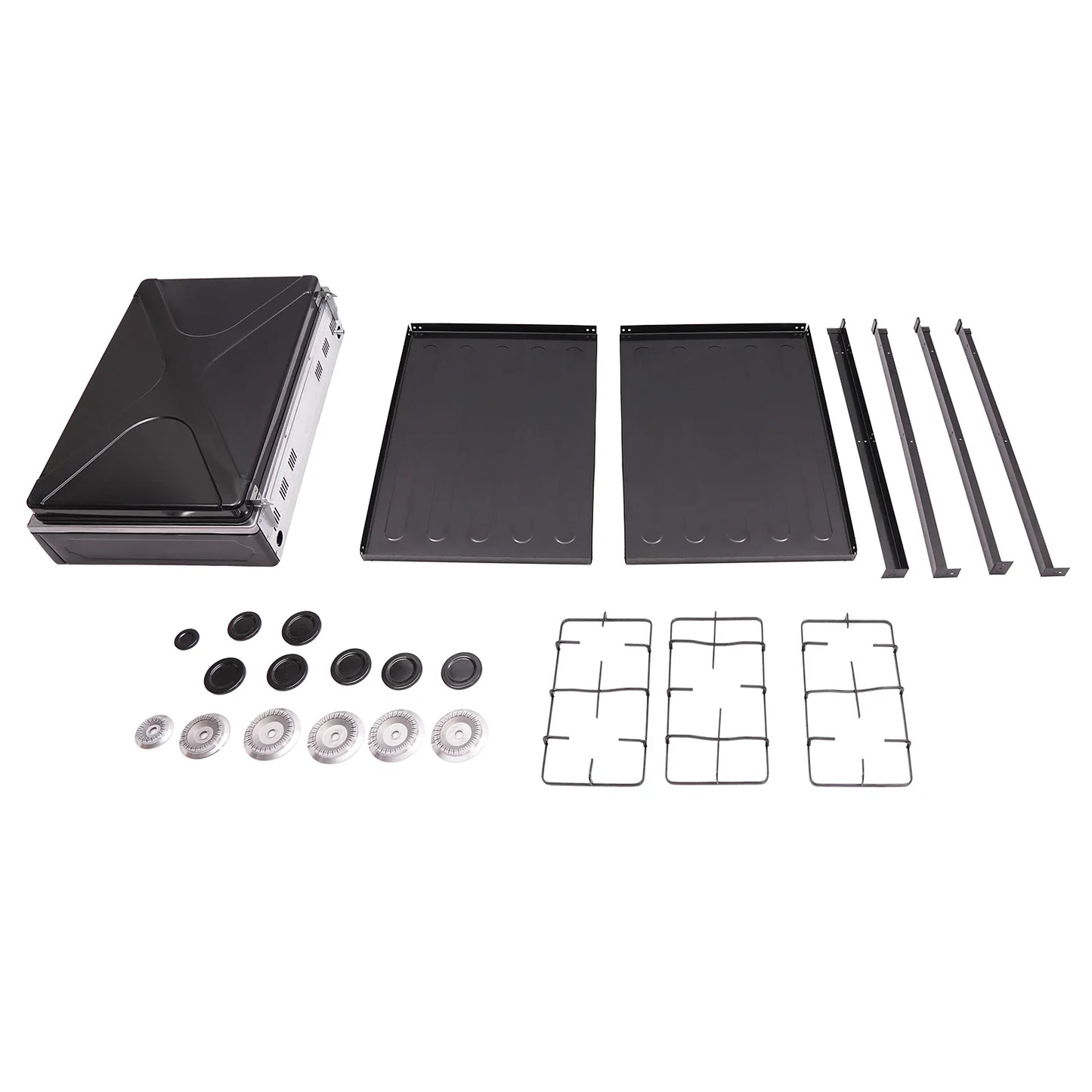 Gas Stove 5 Burner With Two Point Five Kilowatt Power