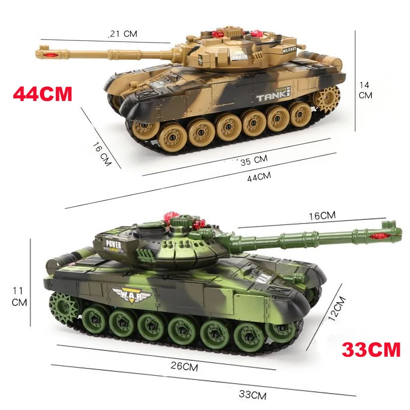 CONUSEA RC Tank Military War Tank Remote Control Vehicle