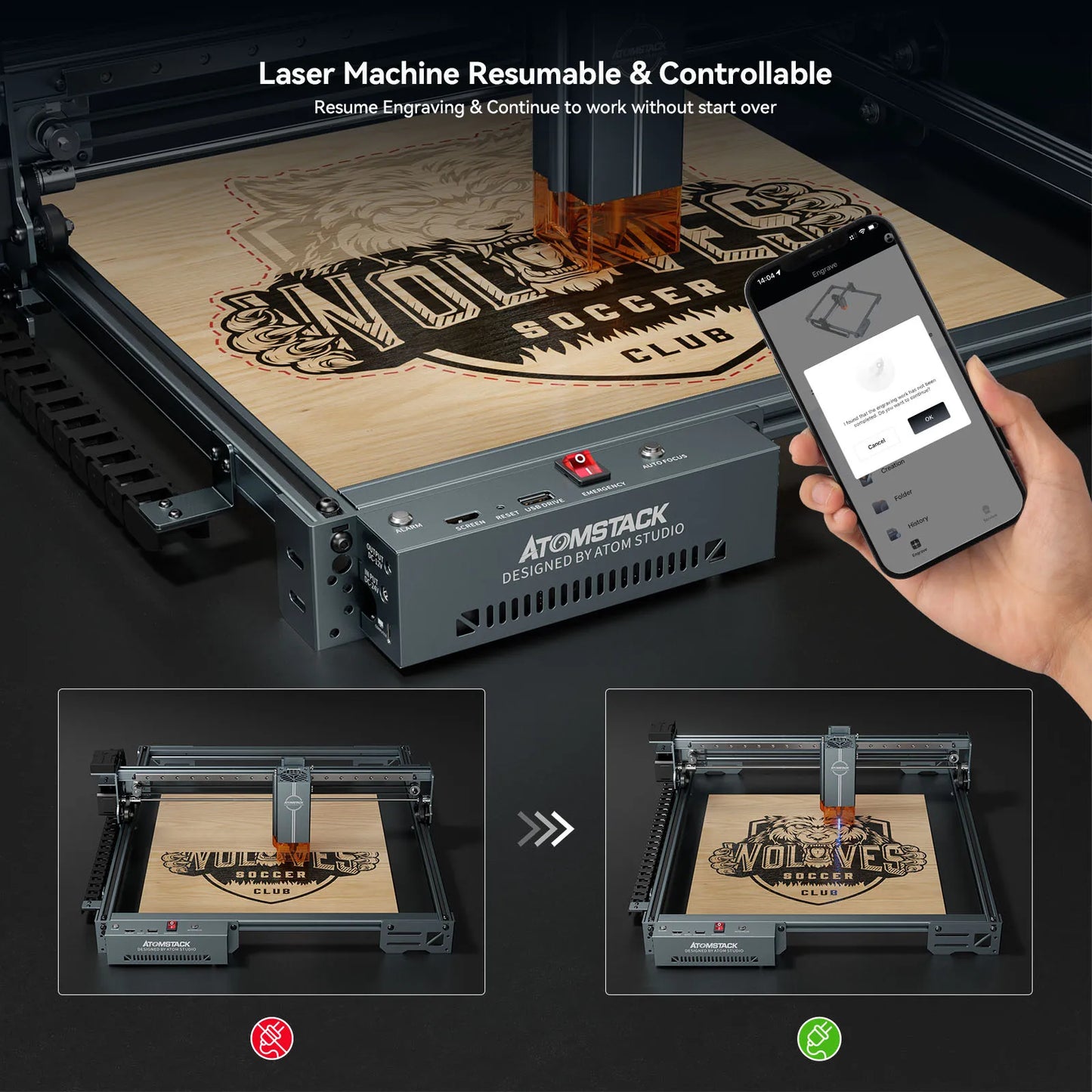 Atomstack A20 Pro V2 Laser Engraver 20W High Power