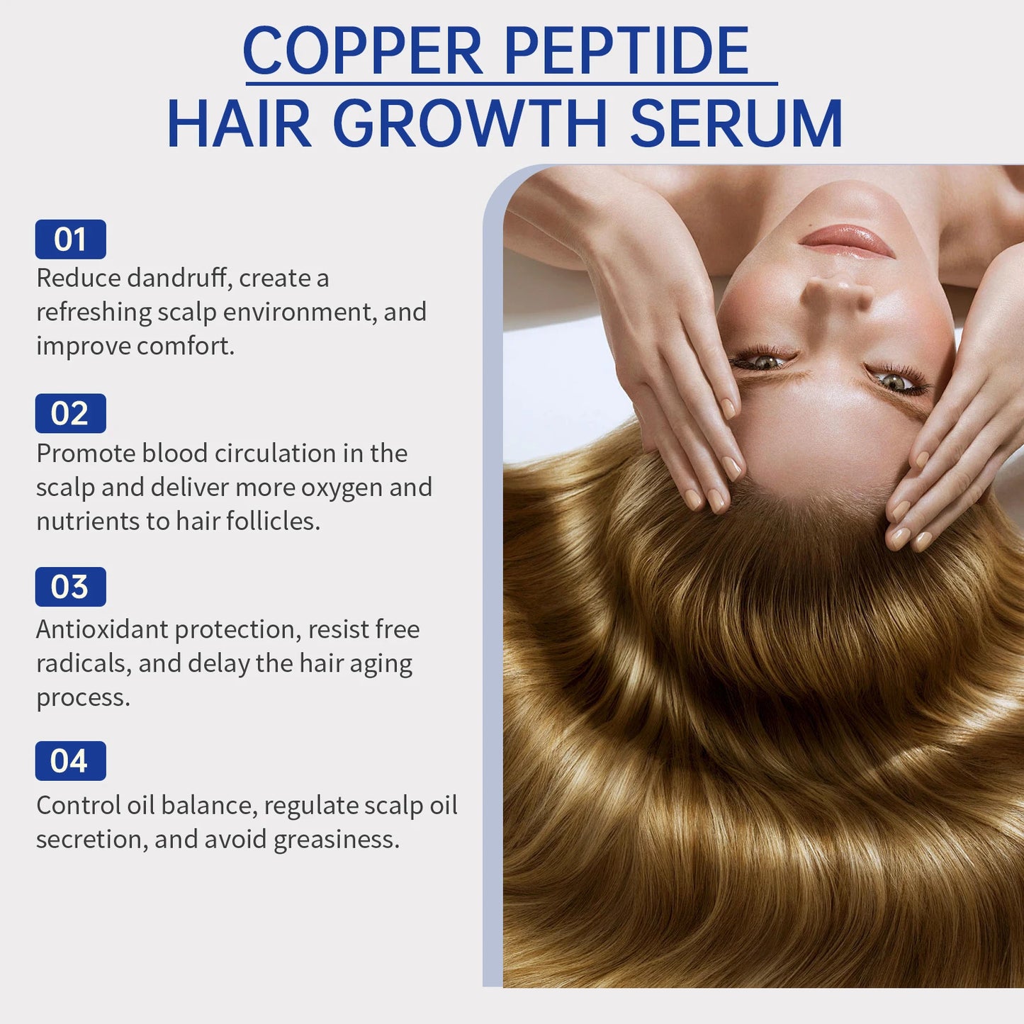 Eelhoe Copper Peptide Hair Serum Nourishes Roots And Improves Texture