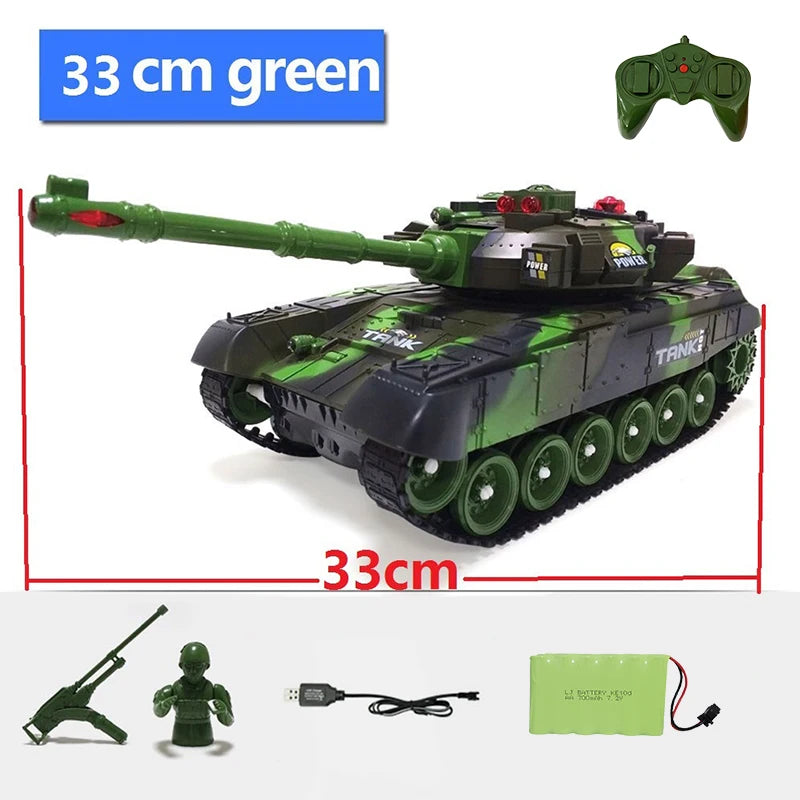 CONUSEA RC Tank Military War Tank Remote Control Vehicle