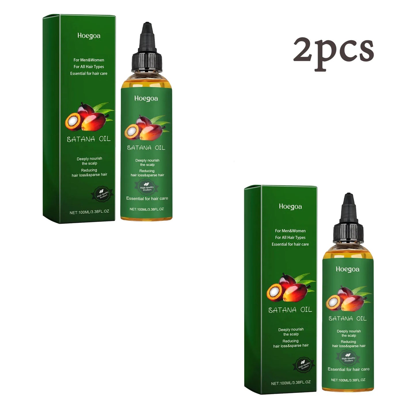 HOEGO Batana Nourishing Hair Oil For Thicker Healthier Hair