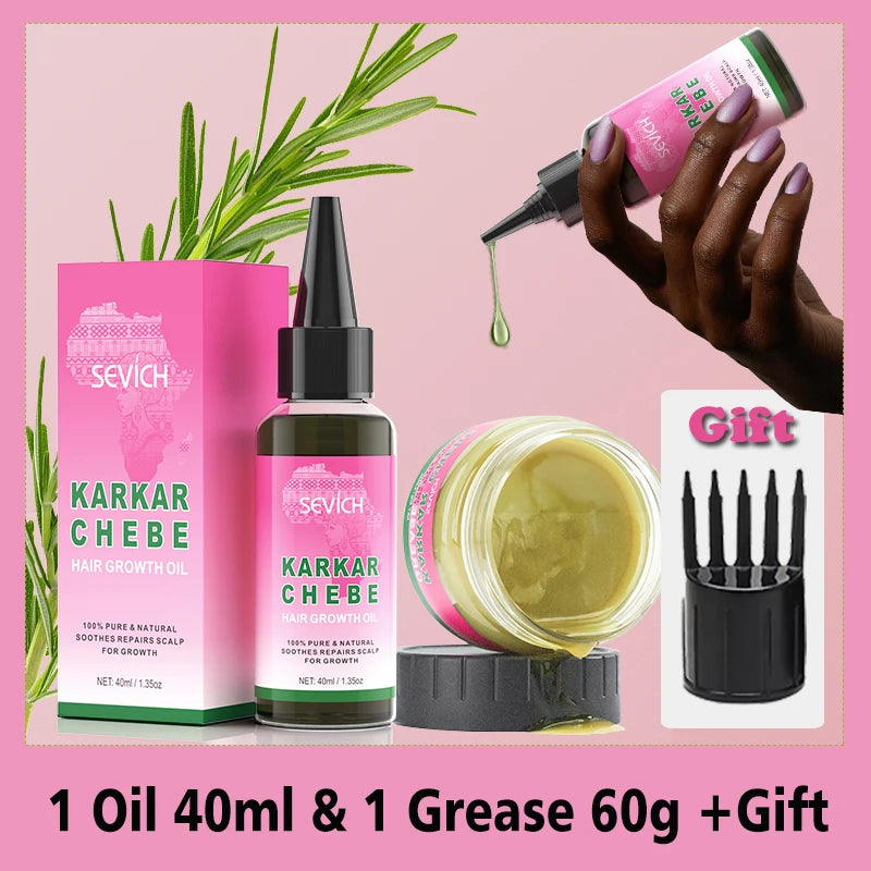Sevich Natural Karkar Chebe Oil Batana Butter For Hair Growth