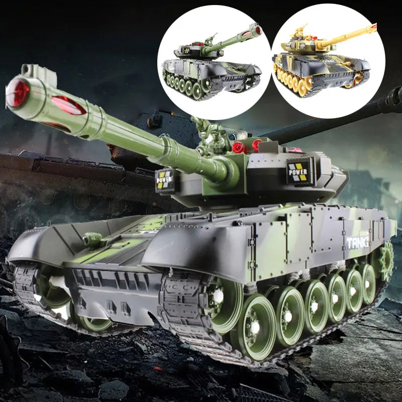 CONUSEA RC Tank Military War Tank Remote Control Vehicle