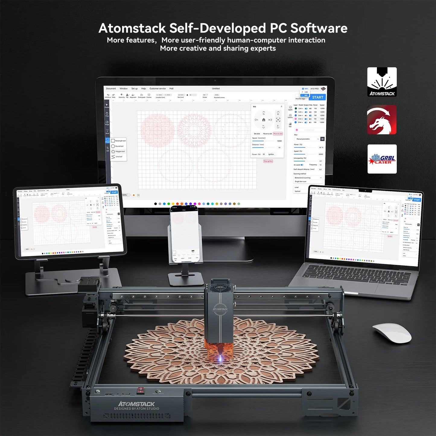 Atomstack A20 Pro V2 Laser Engraver 20W High Power