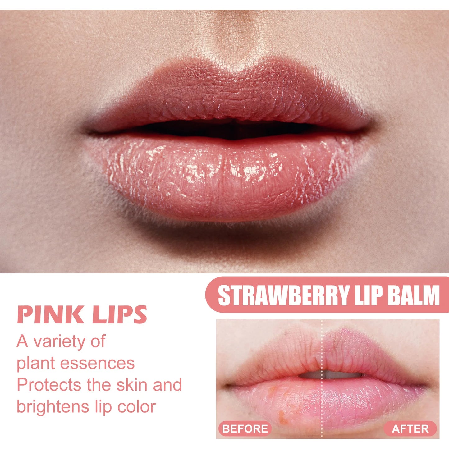 Eelhoe Hydrating Lip Gloss With Strawberry Honey Collagen
