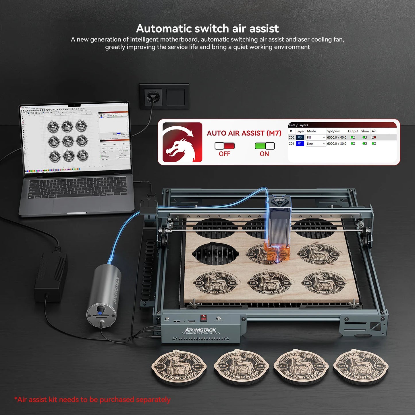 Atomstack A20 Pro V2 Laser Engraver 20W High Power