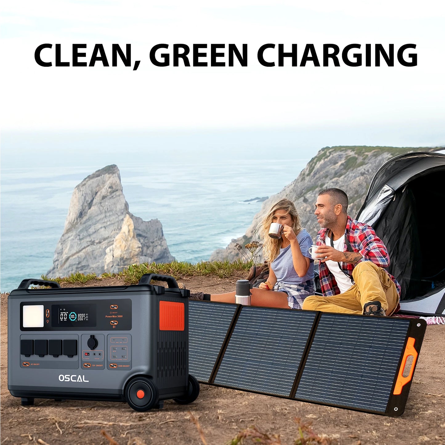 Hign-concerned Oscal PM200 200W Foldable Solar Panel